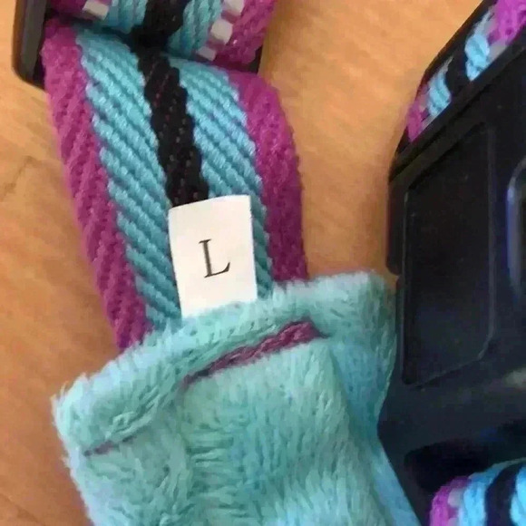 🌈 6/$60, Didog Soft Padded Dog Harness, Large, Turqoise/Purple - Picture 4 of 5